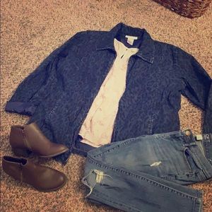 Cheetah print jacket